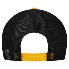 Pittsburgh Steelers New Era Banner A-Frame 9FIFTY Snapback Hat - Cream/Black Hats
