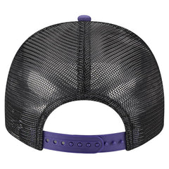 Baltimore Ravens New Era Banner A-Frame 9FIFTY Trucker Snapback Hat - Cream/Black Hats