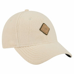 Kansas City Chiefs New Era Women's Comfy 9FORTY Adjustable Hat - Cream Hats