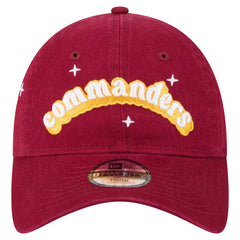 Washington Commanders New Era Girls Youth Cheer 9TWENTY Adjustable Hat - Burgundy Hats