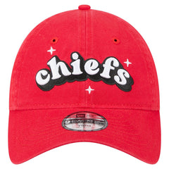 Kansas City Chiefs New Era Girls Youth Cheer 9TWENTY Adjustable Hat - Red Hats