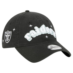 Las Vegas Raiders New Era Girls Youth Cheer 9TWENTY Adjustable Hat - Black Hats