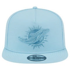 Miami Dolphins New Era Color Pack A-Frame 9FIFTY Snapback Hat - Light Blue Hats