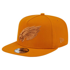 Philadelphia Eagles New Era Color Pack A-Frame 9FIFTY Snapback Hat - Brown Hats