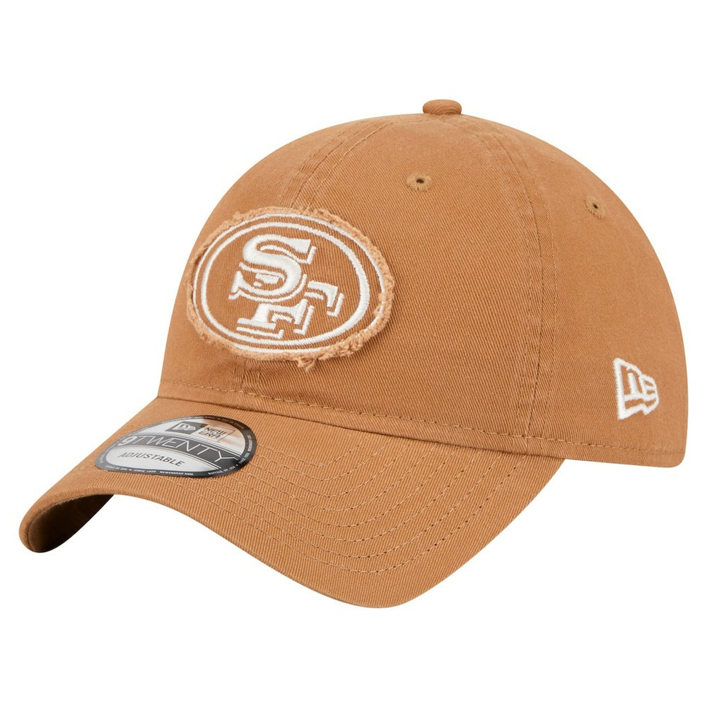 San Francisco 49ers New Era Stamp 9TWENTY Adjustable Hat - Brown Hats