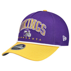 Minnesota Vikings New Era Youth Arch COOLERA 9FORTY A-Frame Adjustable Hat - Purple/Gold Hats