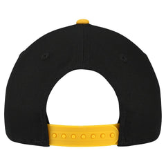 Pittsburgh Steelers New Era Youth Arch COOLERA 9FORTY A-Frame Adjustable Hat - Black/Gold Hats