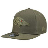 Baltimore Ravens New Era Youth Color Pack A-Frame 9FIFTY Snapback Hat - Olive Hats