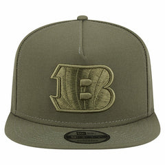Cincinnati Bengals New Era Youth Color Pack A-Frame 9FIFTY Snapback Hat - Olive Hats