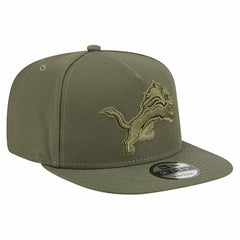 Detroit Lions New Era Youth Color Pack A-Frame 9FIFTY Snapback Hat - Olive Hats