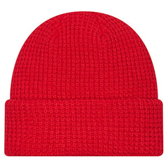 Kansas City Chiefs New Era Youth Waffle Cuffed Knit Hat - Red Hats