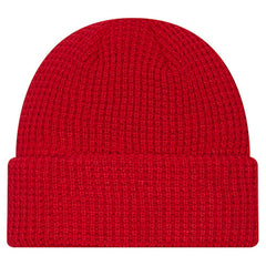 San Francisco 49ers New Era Youth Waffle Cuffed Knit Hat - Scarlet Hats