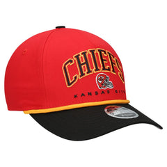 Kansas City Chiefs New Era Preschool Arch COOLERA 9FORTY A-Frame M-Crown Adjustable Hat - Red/Black Hats