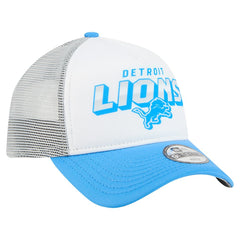 Detroit Lions New Era Preschool 9FORTY A-Frame Adjustable Hat - White Hats