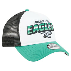 Philadelphia Eagles New Era Preschool 9FORTY A-Frame Adjustable Hat - White Hats