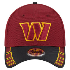 Washington Commanders New Era Visor Hit 39THIRTY Flex Hat - Burgundy Hats