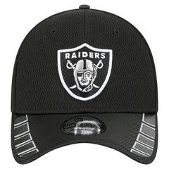 Las Vegas Raiders New Era Visor Hit 39THIRTY Flex Hat - Black Hats