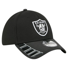 Las Vegas Raiders New Era Visor Hit 39THIRTY Flex Hat - Black Hats