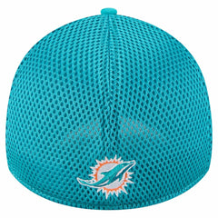 Miami Dolphins New Era Outline 39THIRTY Flex Hat - Aqua Hats