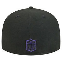 Baltimore Ravens New Era Break 59FIFTY Fitted Hat - Black/Purple Hats