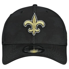New Orleans Saints New Era Tonal Camo 39THIRTY Stretch Fit Hat - Black Hats