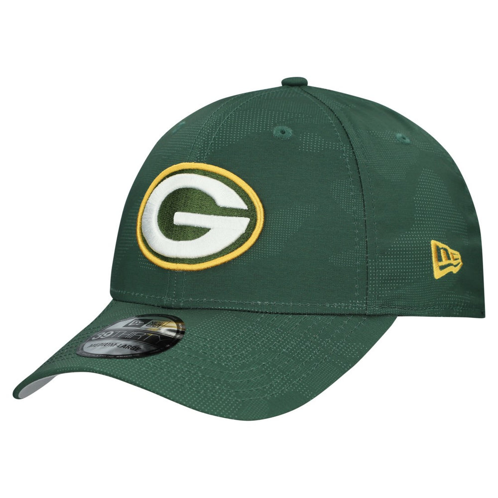 Green Bay Packers New Era Tonal Camo 39THIRTY Stretch Fit Hat - Green Hats