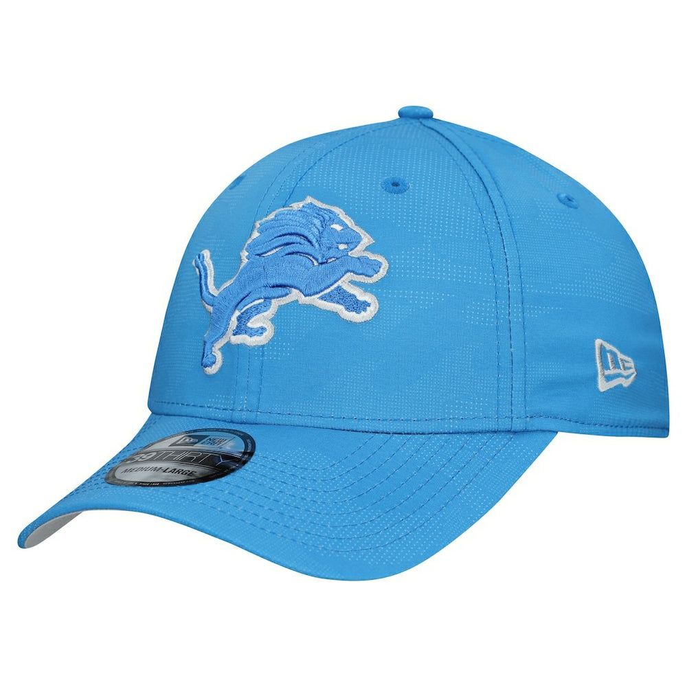 Detroit Lions New Era Tonal Camo 39THIRTY Stretch Fit Hat - Blue Hats