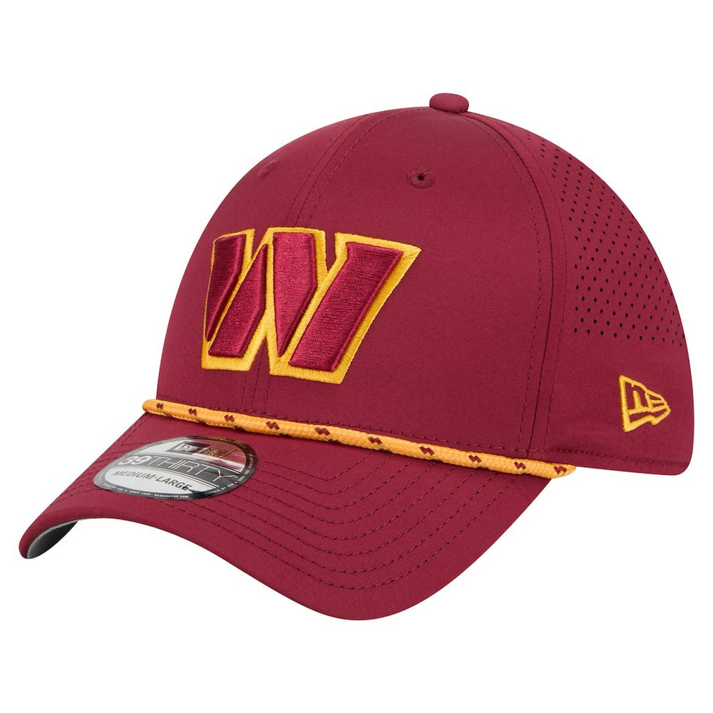 Washington Commanders New Era Perforated 39THIRTY Flex Hat - Burgundy Hats