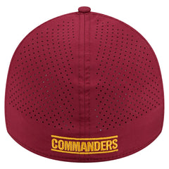 Washington Commanders New Era Perforated 39THIRTY Flex Hat - Burgundy Hats
