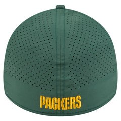 Green Bay Packers New Era Perforated 39THIRTY Flex Hat - Green Hats