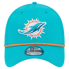 Miami Dolphins New Era Perforated 39THIRTY Flex Hat - Aqua Hats