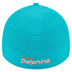 Miami Dolphins New Era Perforated 39THIRTY Flex Hat - Aqua Hats