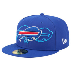 Buffalo Bills New Era Tri-Hit 59FIFTY Fitted Hat - Royal Hats