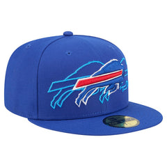 Buffalo Bills New Era Tri-Hit 59FIFTY Fitted Hat - Royal Hats