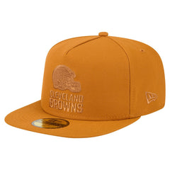 Cleveland Browns New Era Color Pack A-Frame 59FIFTY Fitted Hat - Brown Hats