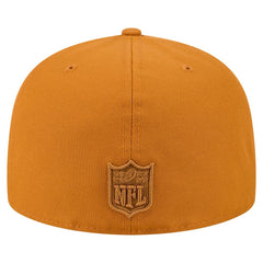 Pittsburgh Steelers New Era Color Pack A-Frame 59FIFTY Fitted Hat - Brown Hats