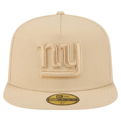 New York Giants New Era Color Pack A-Frame 59FIFTY Fitted Hat - Light Beige Hats