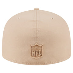 Philadelphia Eagles New Era Color Pack A-Frame 59FIFTY Fitted Hat - Light Beige Hats