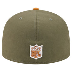 Baltimore Ravens New Era Color Pack A-Frame 59FIFTY Fitted Hat - Olive/Brown Hats