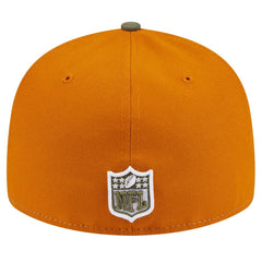 Las Vegas Raiders New Era Two-Tone Color Pack Split Panel 59FIFTY Fitted Hat - Olive/Brown Hats