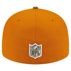Detroit Lions New Era Two-Tone Color Pack Split Panel 59FIFTY Fitted Hat - Olive/Brown Hats