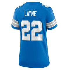 Bobby Layne Detroit Lions Women's Retired Player Game Jersey - Blue Jerseys