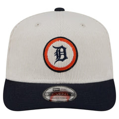 Detroit Tigers New Era Loyal 9SEVENTY Adjustable Hat - Cream Hats