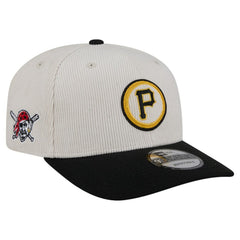 Pittsburgh Pirates New Era Loyal 9SEVENTY Adjustable Hat - Cream Hats