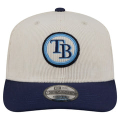 Tampa Bay Rays New Era Loyal 9SEVENTY Adjustable Hat - Cream Hats