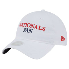 Washington Nationals New Era Women's Team Fan 9TWENTY Adjustable Hat - White Hats