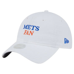 New York Mets New Era Women's Team Fan 9TWENTY Adjustable Hat - White Hats