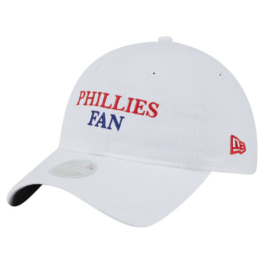 Philadelphia Phillies New Era Women's Team Fan 9TWENTY Adjustable Hat - White Hats