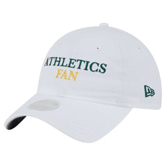 Athletics New Era Women's Team Fan 9TWENTY Adjustable Hat - White Hats
