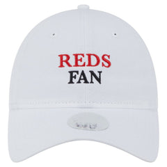 Cincinnati Reds New Era Women's Team Fan 9TWENTY Adjustable Hat - White Hats
